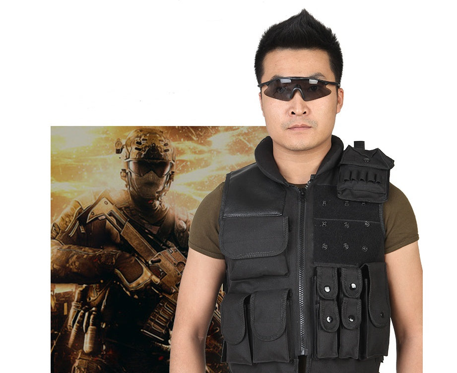Roamello Tactical Vest Black Mens